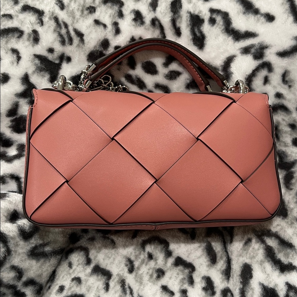 NEW! Michael Kors Tribeca Small Convertible Chain Shoulder to Crossbody Bag - Picture 8 of 11